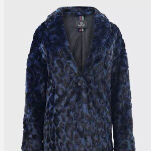 Paul Smith Long Faux Fur Coat